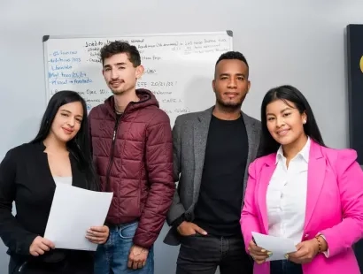 Estudiantes de especialización en Inteligencia de Negocios