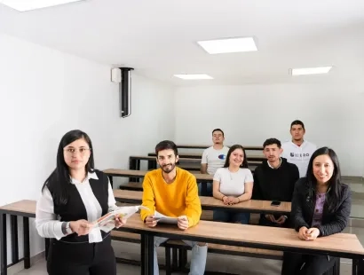 Estudiantes de psicología virtual
