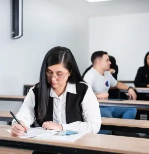 Estudiante de psicología virtual